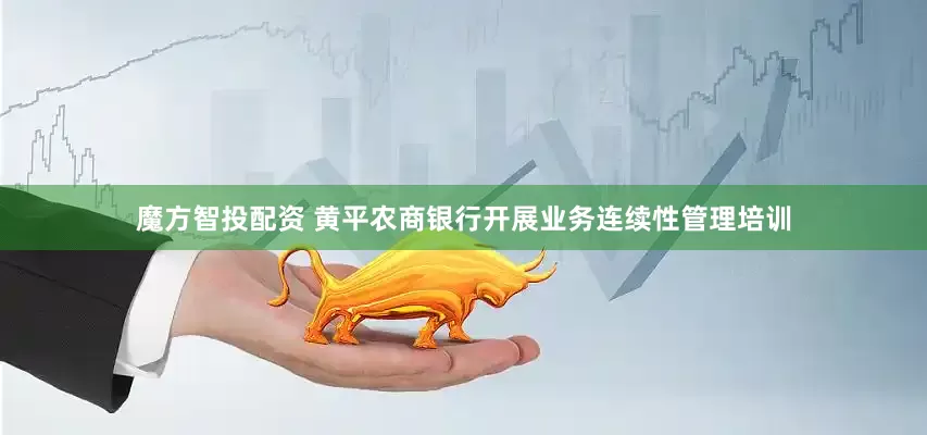 魔方智投配资 黄平农商银行开展业务连续性管理培训